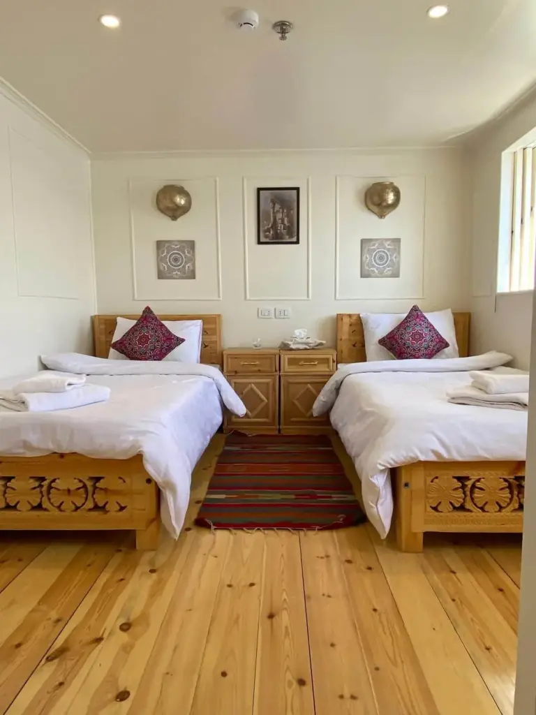 Gemütliche Zweibett-Kabinen mit Stil